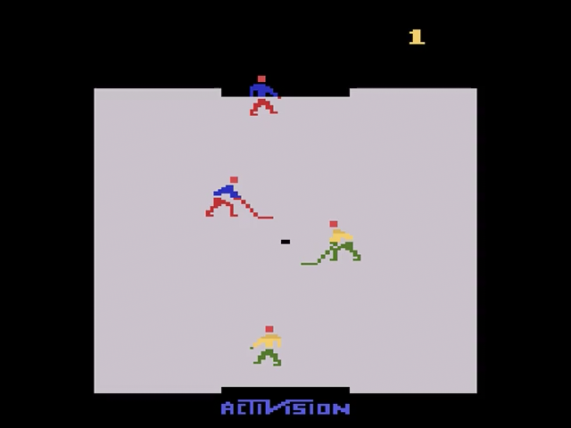 Ice Hockey — Title screen