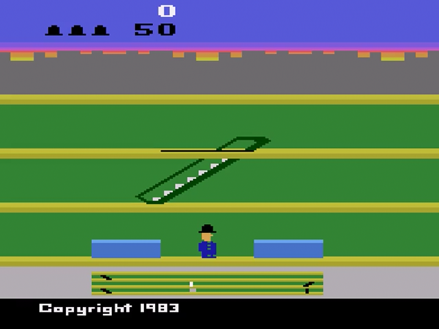 Keystone Kapers — Title screen