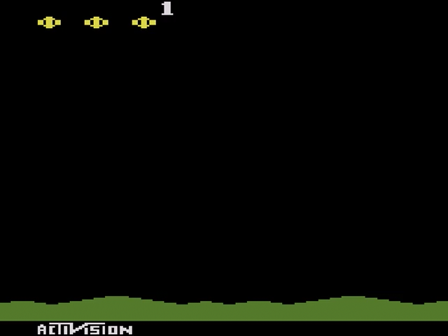 Laser Blast — Title screen