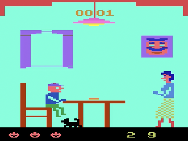 Mangia' — Title screen