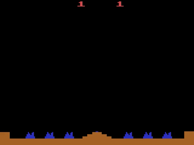 Missile Command — Title screen