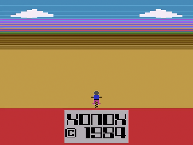 Motocross Racer — Title screen