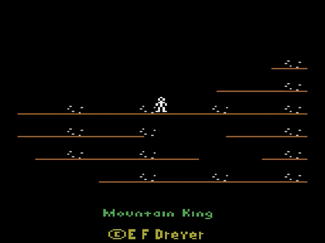 Mountain King — Title screen