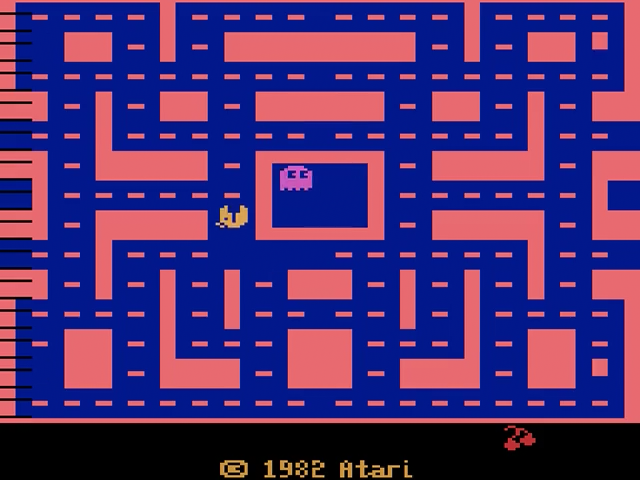 Ms. Pac-Man — Title screen
