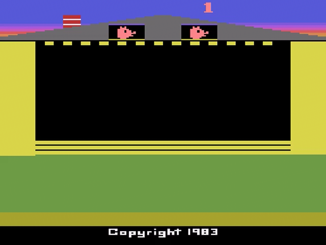 Oink! — Title screen
