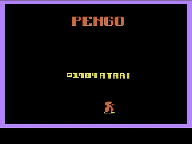 Pengo — Title screen