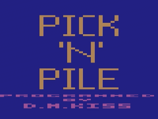 Pick 'n' Pile — Title screen