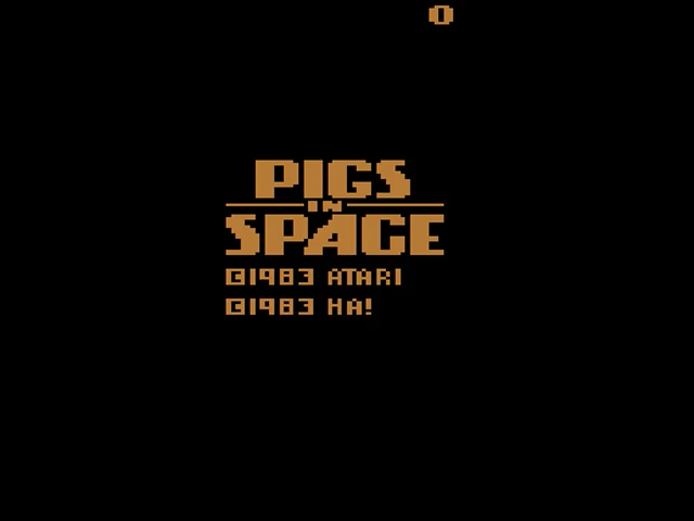 Pigs in Space : Starring Miss Piggy — Title screen