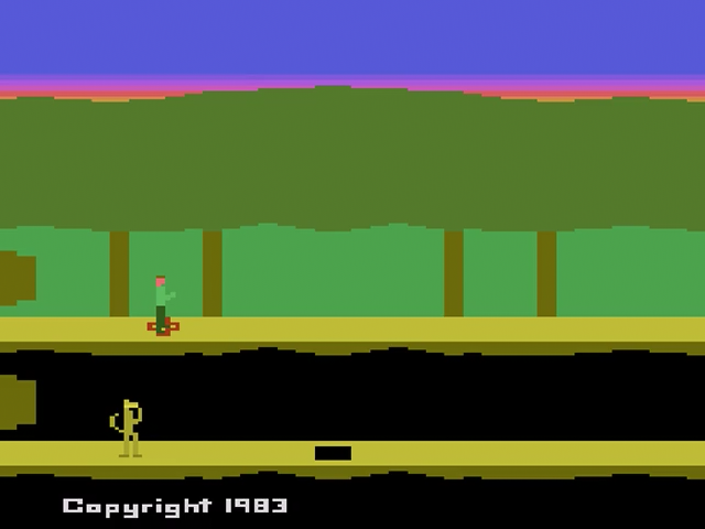 Pitfall II : Lost Caverns — Title screen
