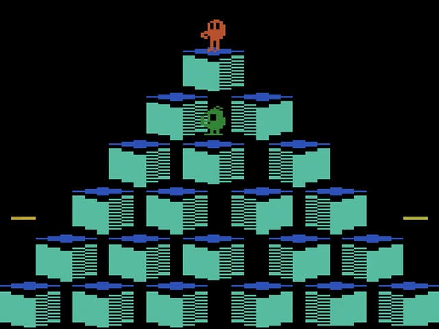 Q*bert — Title screen