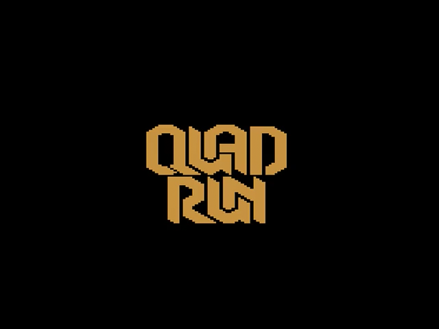 Quadrun — Title screen