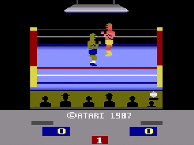 RealSports Boxing — Title screen
