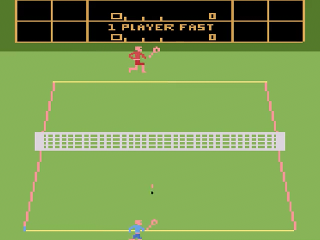 RealSports Tennis — Title screen