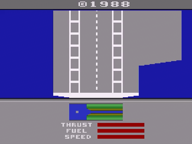 River Raid II — Title screen