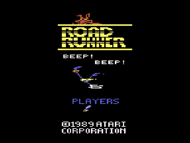 Road Runner — Title screen