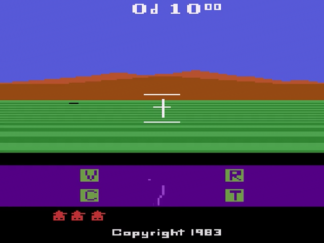 Robot Tank — Title screen