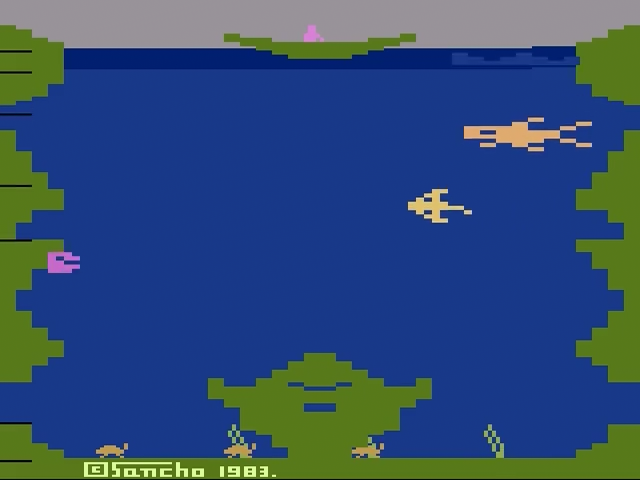 Skindiver — Title screen
