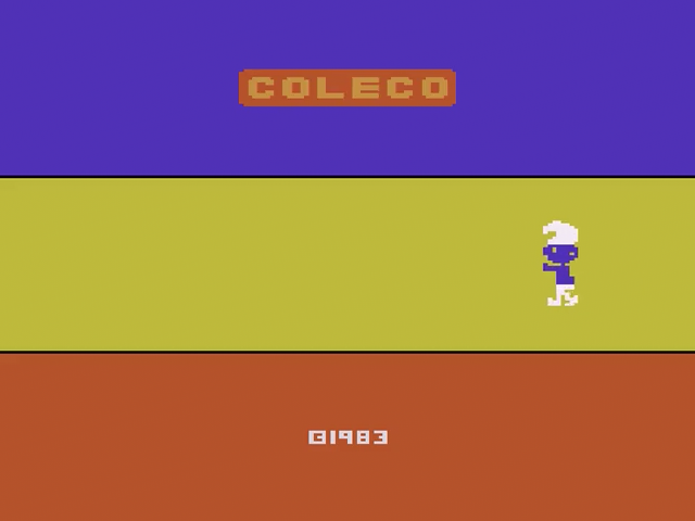 Smurfs Save the Day — Title screen