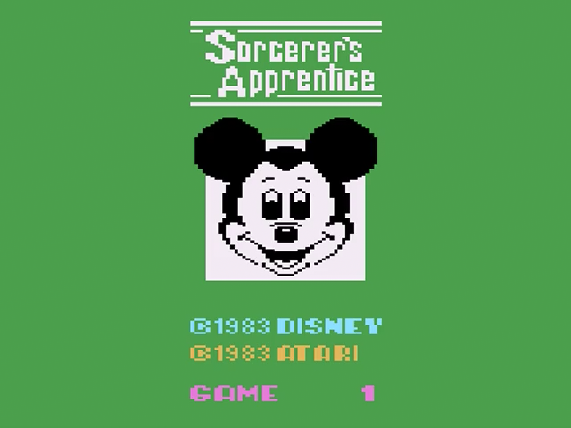 Sorcerer's Apprentice — Title screen