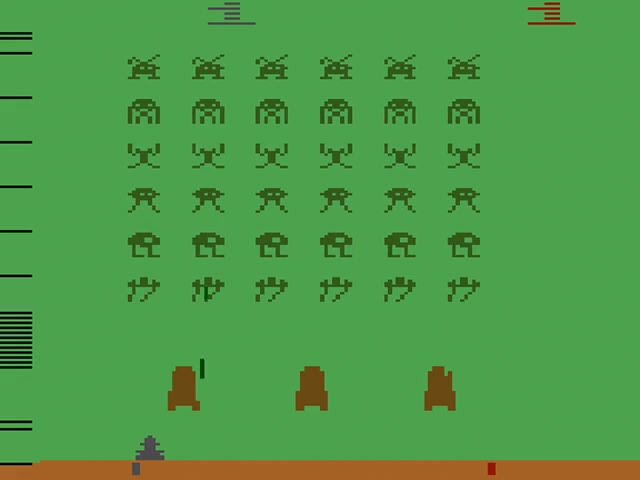 Space Invaders — Title screen
