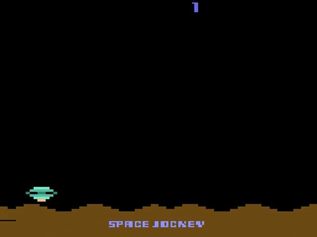 Space Jockey — Title screen