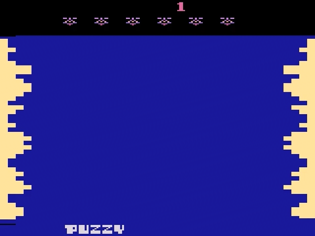 Space Tunnel — Title screen