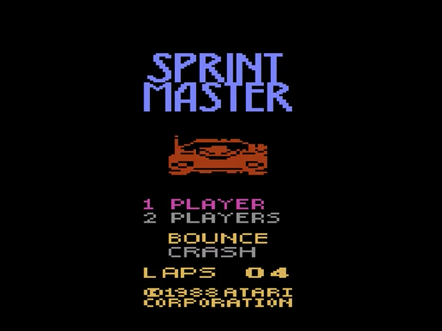 Sprint Master — Title screen