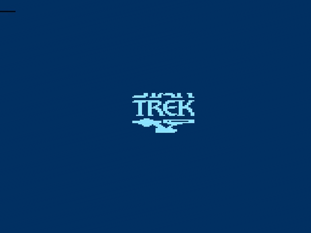 Star Trek : Strategic Operations Simulator — Title screen