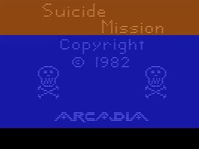 Suicide Mission — Title screen