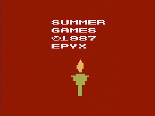 Summer Games — Title screen