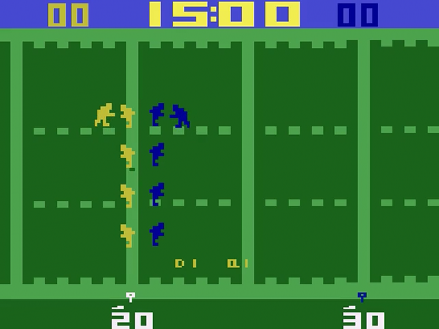 Super Challenge Football — Title screen