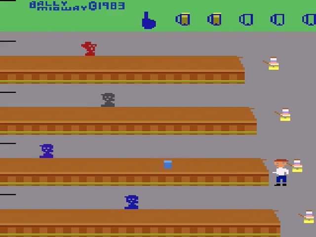 Tapper — Title screen