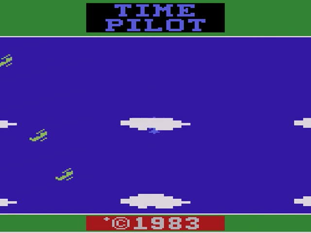 Time Pilot — Title screen