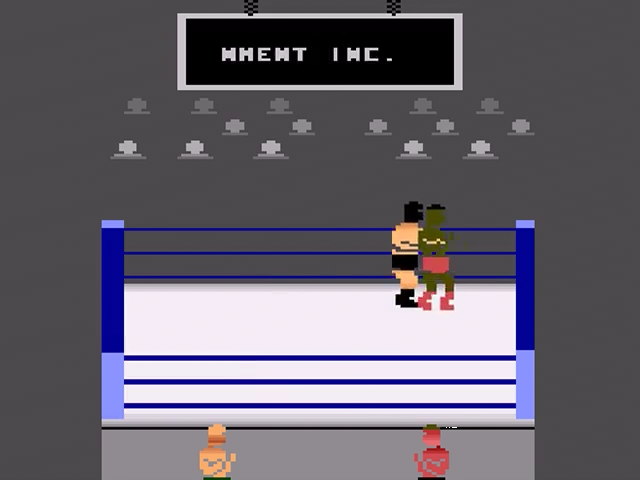 Title Match Pro Wrestling — Title screen