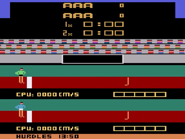 Track and Field — Title screen
