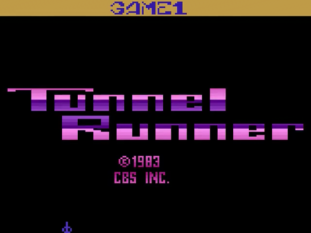 Tunnel Runner — Title screen