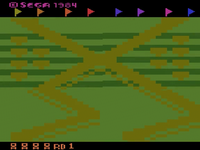 Up 'n Down — Title screen