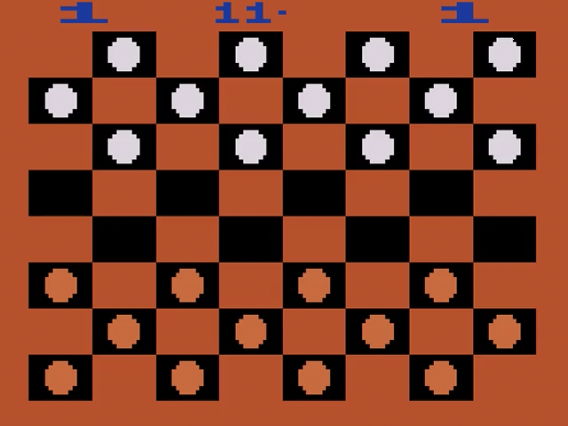 Video Checkers : Checkers — Title screen
