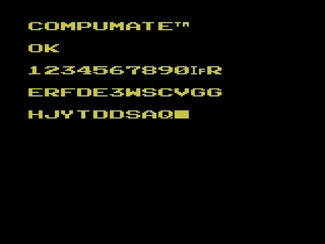 ZZZ(notgame):Compumate — Title screen