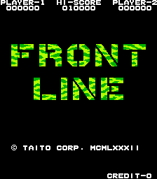 Front Line — Title screen