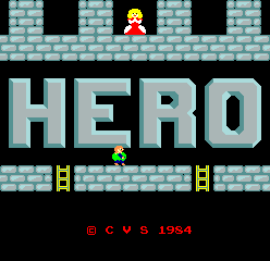 Hero — Title screen