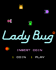 Lady Bug — Title screen