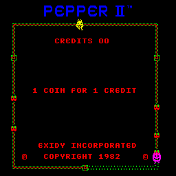 Pepper II — Title screen