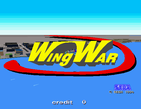 Wing War — Title screen