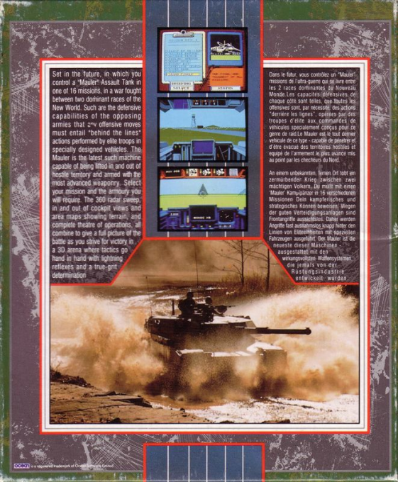 Battle Command — Box back