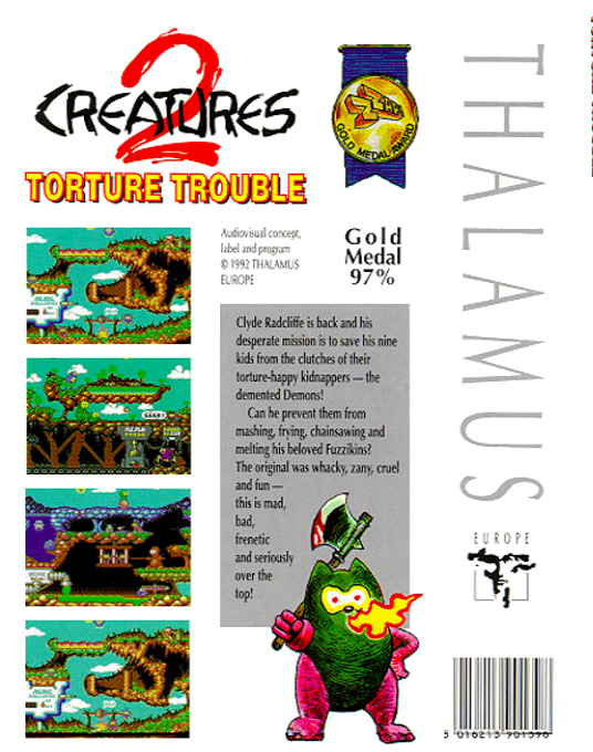 Creatures 2 : Torture Trouble — Box back