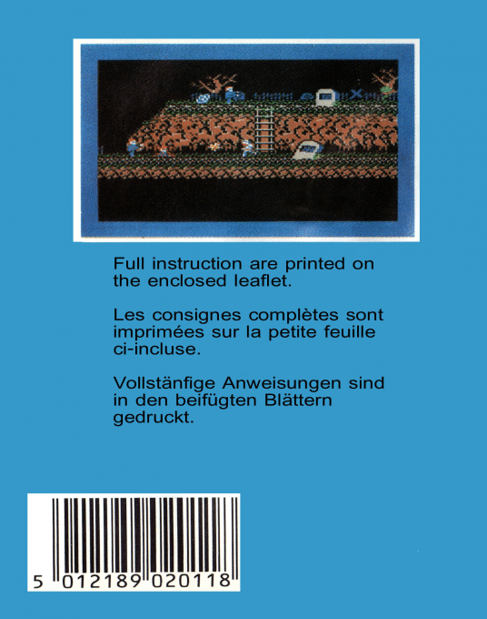 Ghosts'n Goblins — Box back