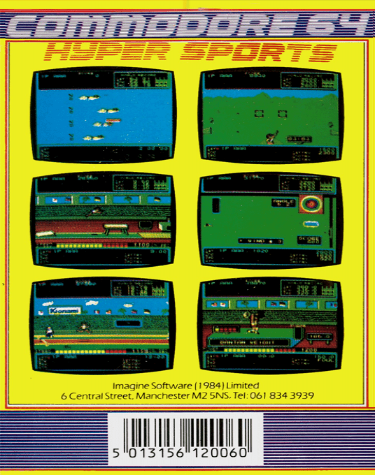 Hyper Sports — Box back