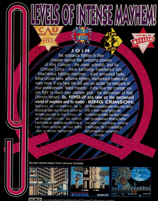 Midnight Resistance — Box back