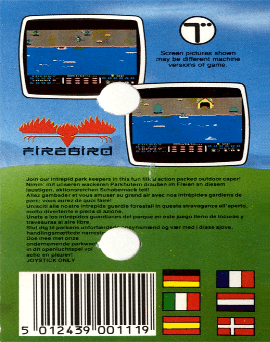 Park Patrol — Box back